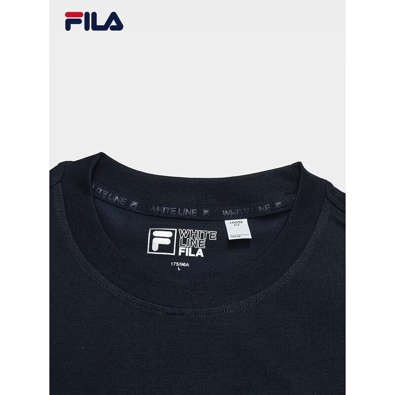 Fila Men's 2026 Spring Relaxed Fit Colorblock Knit Short Sleeve T-Shirt