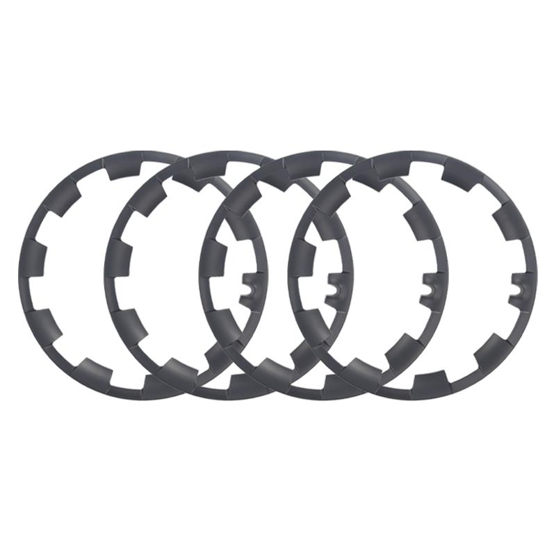 20-inch 4-piece Wheel Protection Ring for Tesla Model Y Juniper 2025 ABS Anti-scratch Wheel Protection Cover Automotive Part