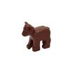 MOC City Animal Building Blocks Goat Wolf Penguins Eagle Goat Rabbit Pet Cat Dog Dairy Cattle Accessories Mini Bricks Toys Gifts