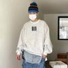 Essentials X FO Lines Striped Fleece Sweatshirt Mens Loose Fit High Street Casual Winter Pullover
