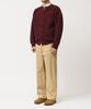 BEAT&SLNC Morrow Crewneck Cardigan (Burgundy)