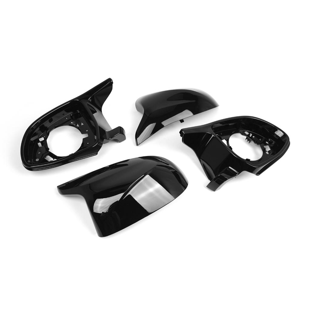 4PCS Car Rear View Mirror Cover Kit Replacement for BMW X3 G01 X4 G02 X5 G05 X6 G06 X7 G07 X3M F97 X4M F98 X5M F95 X6M