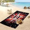 Fulham Football Print Beach Towel, Large Soft Quick Dry Towel for Beach Camping Swimming