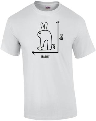 Duck Rabbit Graph - Which One Do You See? Funny T-Shirt