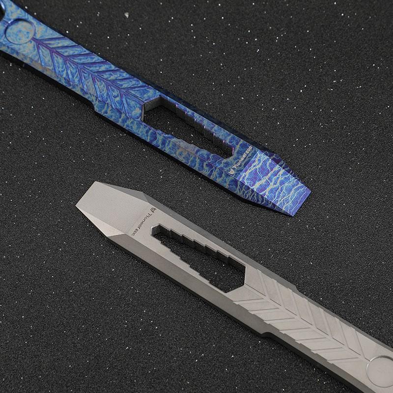 Titanium Multi-Tool EDC Pry Bar Outdoor Survival Camping Bottle Opener Hex Wrench