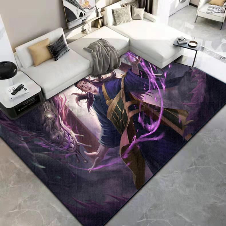 Jujutsu Kaisen 3D kreslený anime oblastní koberec Obývací pokoj Ložnice podložka na podlahu Kuchyň Protiskluzová matná podložka Koberec do dětského pokoje