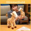 Plüsch-Giraffen-Tier-Spielzeug mit kurzem Flor für Kinderzimmerdekoration