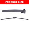Rear Window Wiper Assembly Replacement, Arm and Blade Set with Reference 6Q6955707C 6Q6955425A for Golf 5 Worn Rear Wiper Service and Rear Glass