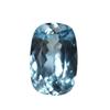 Natural Blue Aquamarine Loose Gemstone Cushion Cut 15.8 Ct for Jewelry Making and Gem Collections