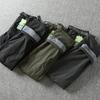 Nové Cargo Kalhoty Pánské Plyšové Teplé Rovné oversize oblečení Jednobarevné Šedé Všestranné pracovní oblečení Černé Joggers Bavlna Ležérní kalhoty