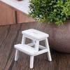 1:12 Dollhouse Miniature Stools Step Stool Square Stool Small Bench Model Living Room House Furniture Decor Toy
