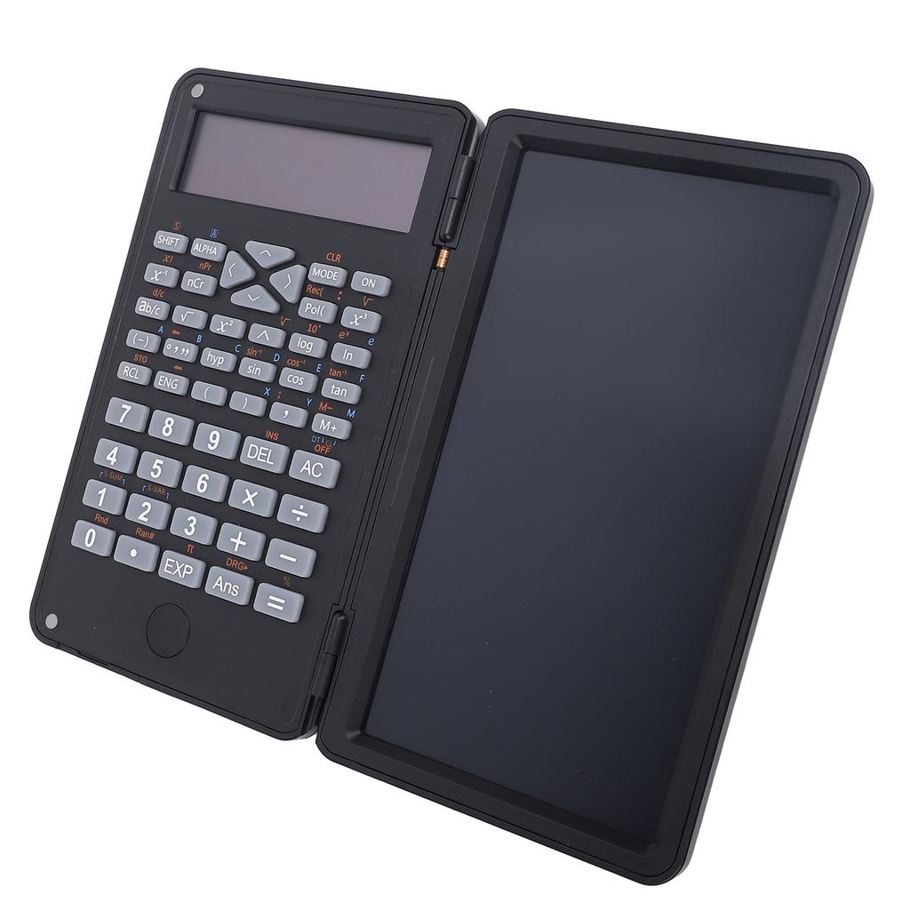 Desktop Scientific Calculator 2 Line Display with 6 Inch LCD Writing Tablet Foldable Calculator for Home School Office
