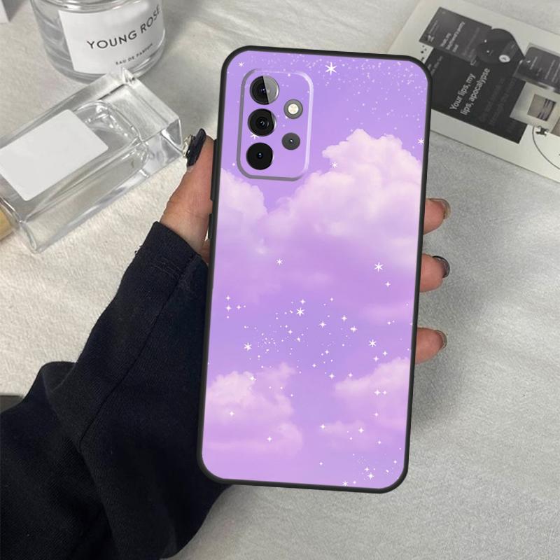 Purple aesthetic Case For Samsung Galaxy A13 A23 A33 A53 A17 A06 A16 A56 A36 A54 A34 A14 A52 A32 A15 A35 A55