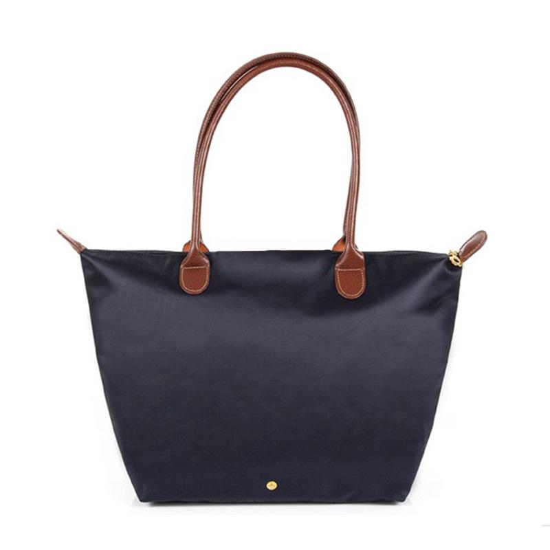 Women's Nylon Folding Shoulder Bag: Waterproof, Versatile for Gym, Sports, Shopping, and Storage