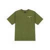 Drop Shoulder Sleeve T Shirt Men's Green AMT22353-GEH