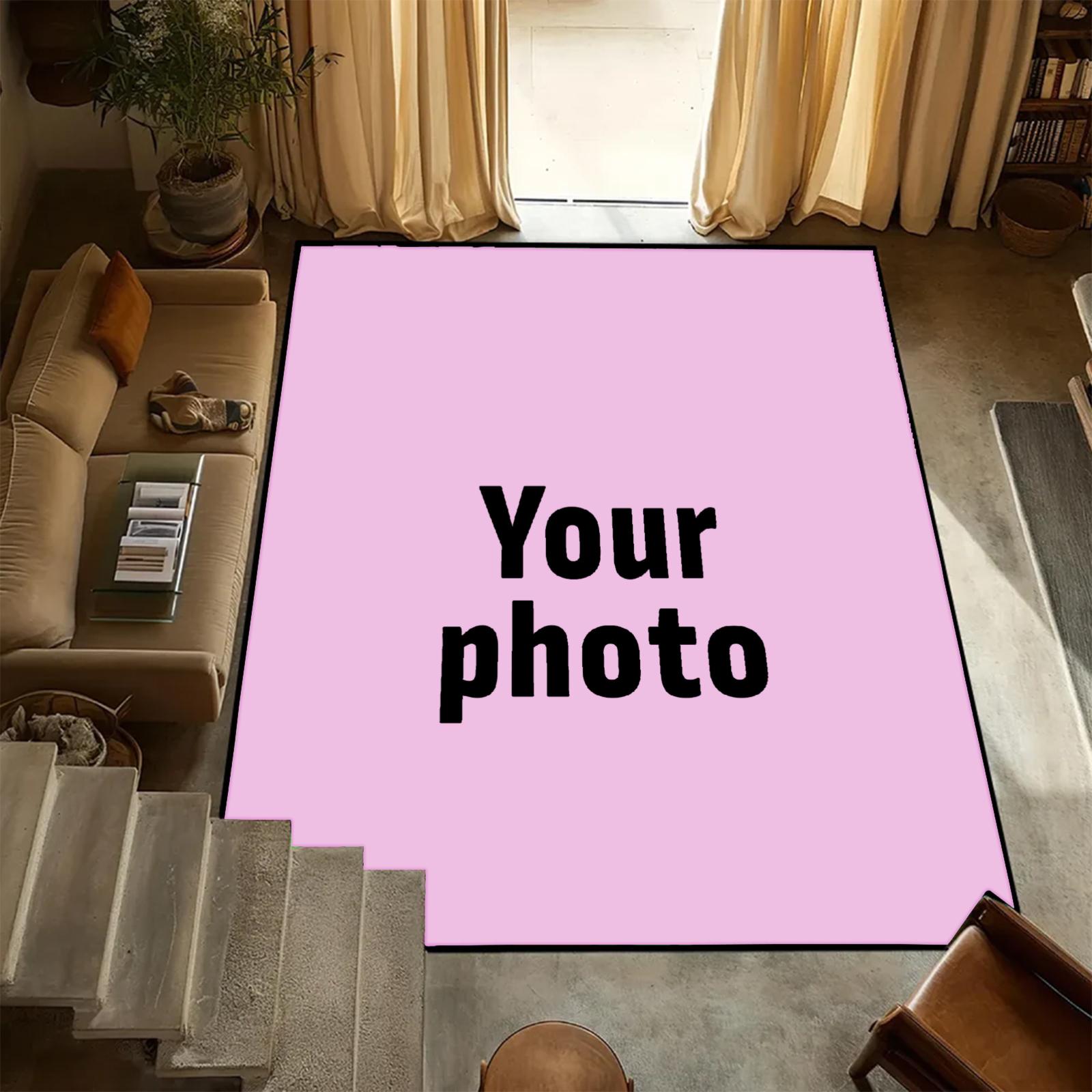 

Custom Photo Carpet Large Carpet Personalized Rug Soft Flannel Custom Rug For Home Decor Sofa Carpet Birthday Gifts Home Decor 40x60cm