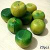 Set of 20 Artificial Orange Fruits Lifelike Simulation for Home Display