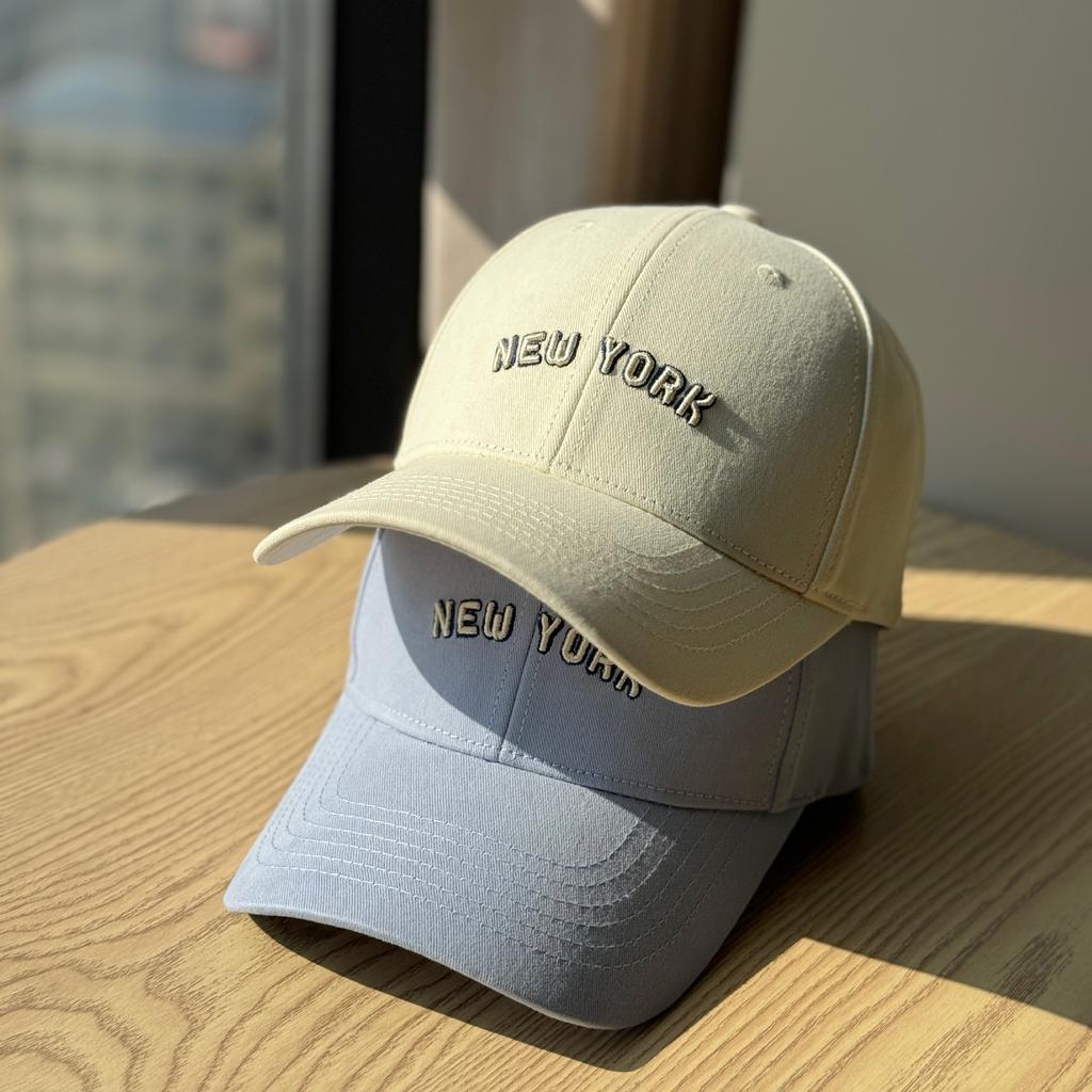 Korean-style Letter Embroidery Hard cap2026Trendy and Versatile Internet Celebrity Baseball Cap for Women, Sun Protection Hat for Men