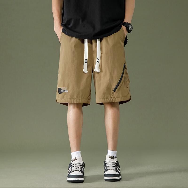 Men's Summer Ice Silk Cargo Shorts