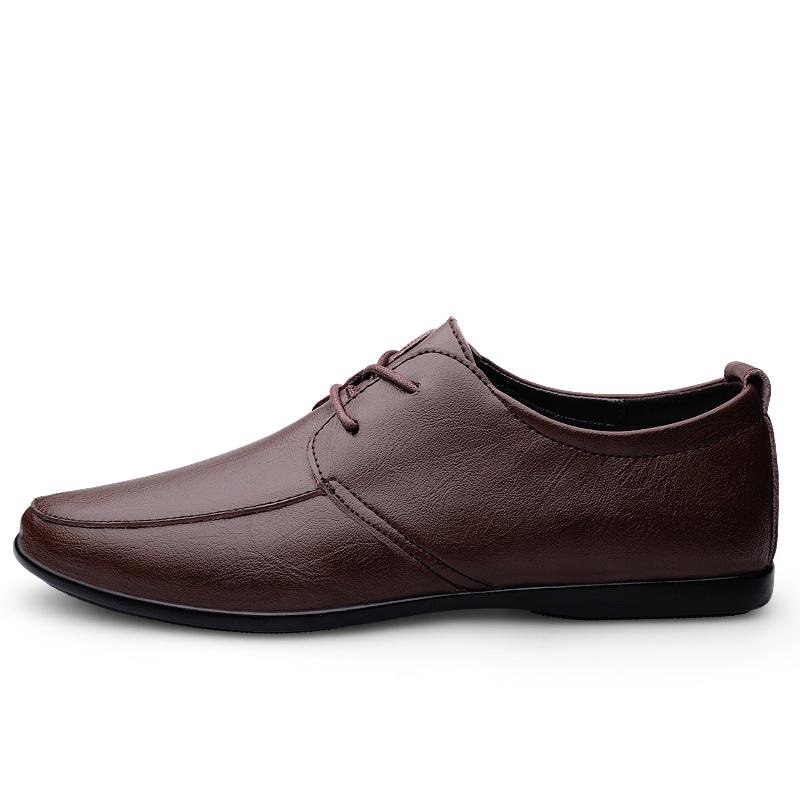 

Роскошная уличная обувь в британском стиле, брендовые оксфорды на толстой подошве, защитная обувь на шнуровке, повседневная обувь 42 коричневый