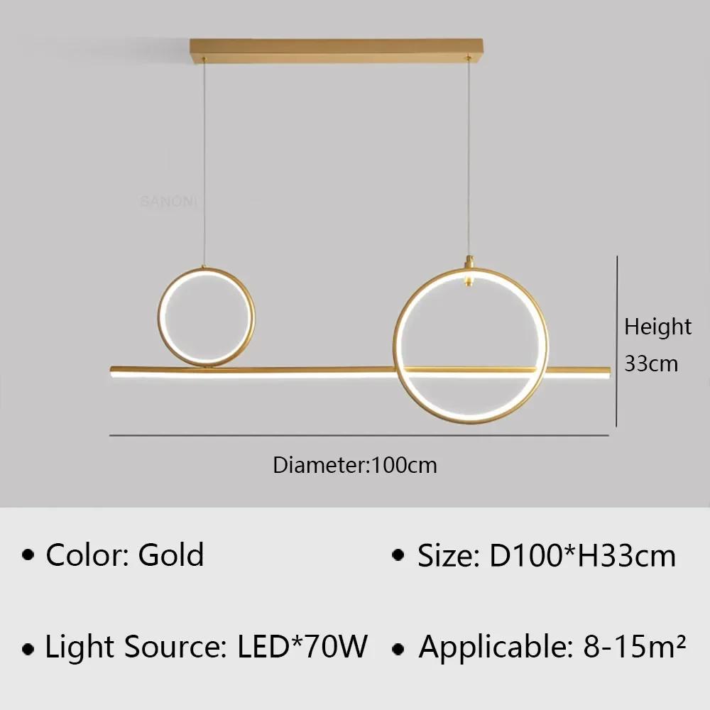 Modern LED Ceiling Chandelier For Living Room Dining Room Kitchen Bar Bedroom Pendant Light Home Decoration Indoor Light Fixture