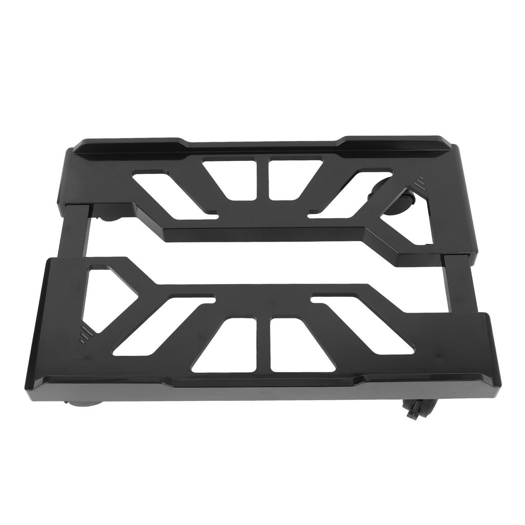 Adjustable Mobile CPU Stand Ventilated Computer Tower Stand PC Tower Stand with 4 Locking Caster