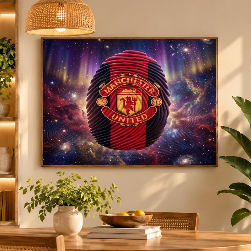 5D Diamond Painting Manchester United DIY Full Drill Diamond Art Kit Home Decoration