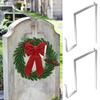 Cârlig Decorativ pentru Lumini de Exterior Cârlig din Oțel Rezistent la Intemperii Cârlige Reglabile pentru Șiraguri de Lumini de Exterior pentru Agățare Ușoară