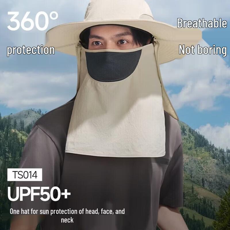 Beneunder Full-Face Sun Protection Fisherman Hat