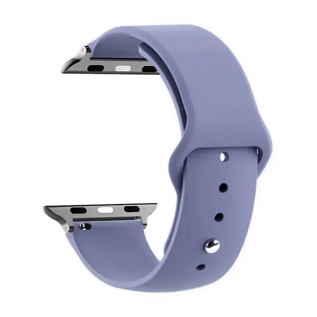 Strap For Apple Watch Bands 40mm 44mm 49mm 45mm 41mm 38mm 42mm Silicone Belt Bracelet iWatch Series Se 9 8 7 6 5 3 Ultra 2 Band