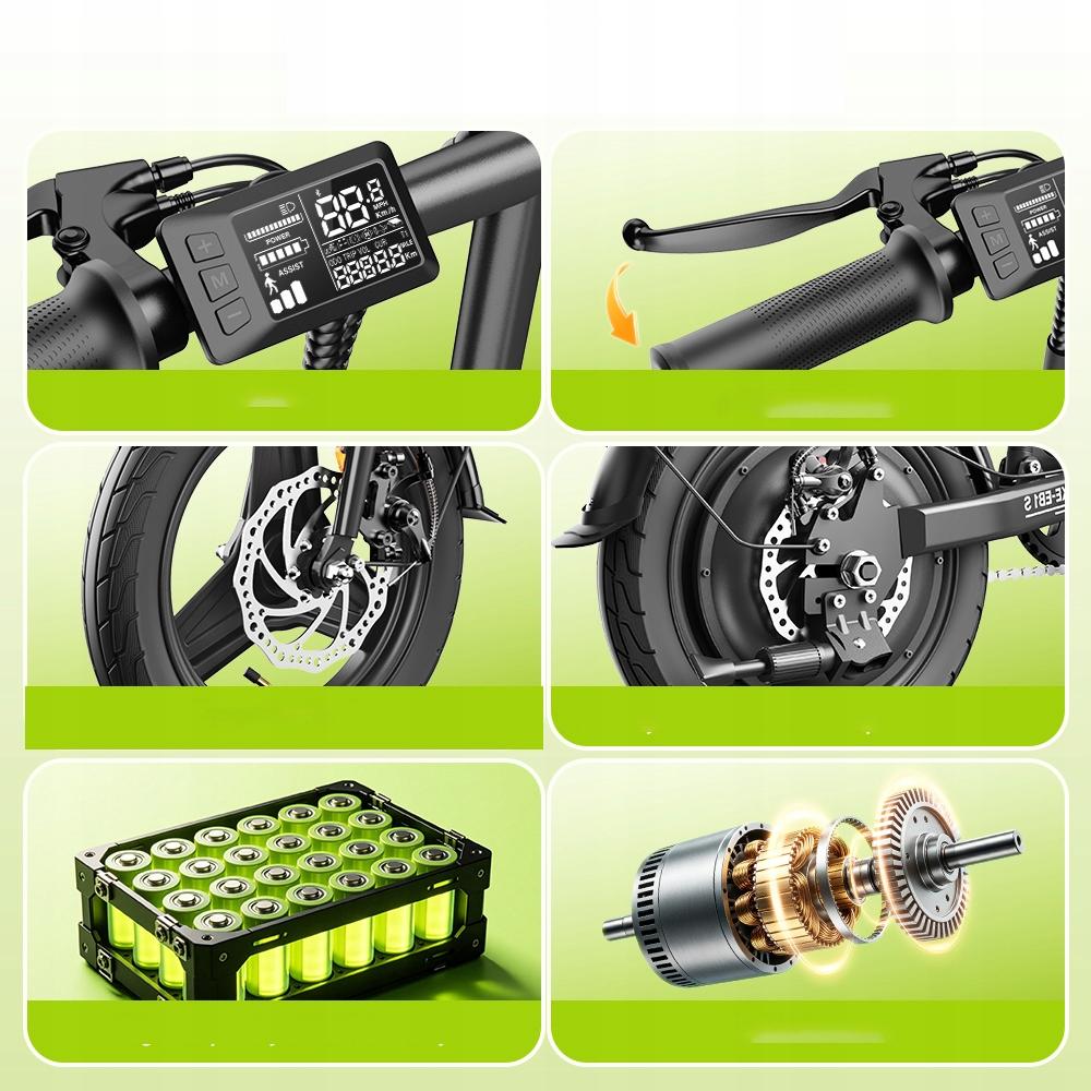 Stad Elektrische Fiets EB1S krachtig 250W 25km/u 36V10Ah 45 KM Volwassen elektrische fiets, e-bike, elektrisch