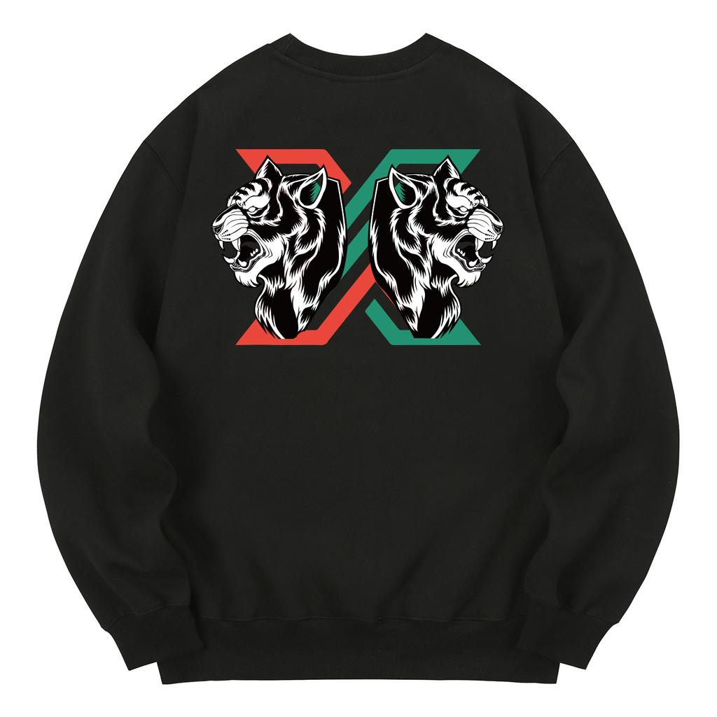 KAN6312 Kmb0032 Tiger X Fleece-Lined Sweatshirt - Black