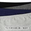 MOMONGA Belly Warmer Boxer Set of for Cold Weather Front Briefs, 2, Men, Protection, Opening, J1-23 (Gray, L)