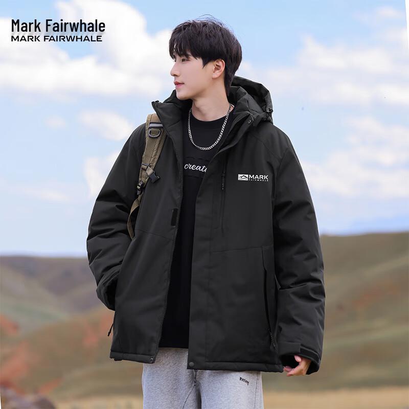 Mark Fairwhale Men's Outdoor Retro Hooded Padded Jacket