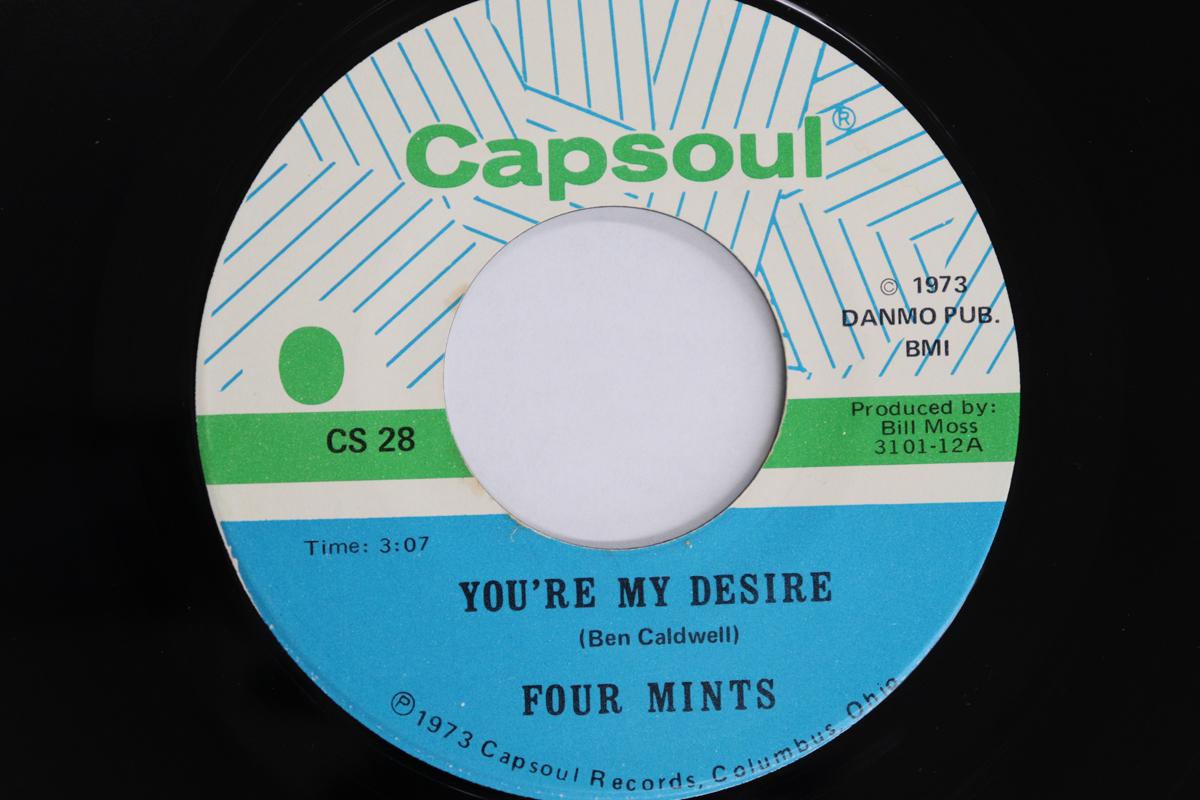 

7inch Record FOUR MINTS - You re My Desire / You Want To Come CS28 CAPSOUL 1973 US Soul/Funk Used