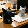 Animal Auto Accessory 3D Printed Wolf Car Trailer Hitch Decoration Howling Head Ornament