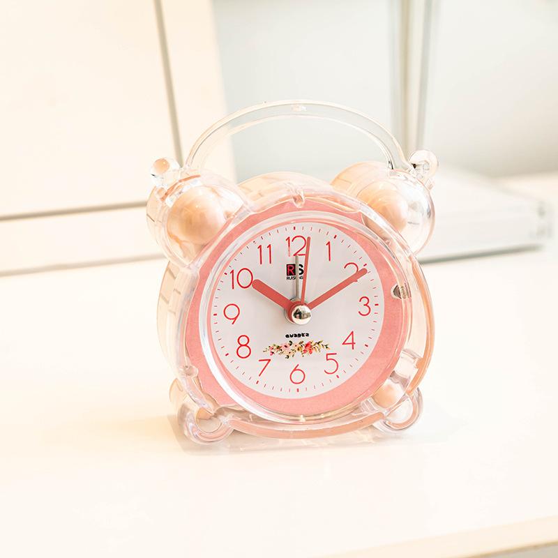 Alarm clock silent head of bed student creative personality lazy simple bedroom cartoon children electronic small alarm clock alarm watch