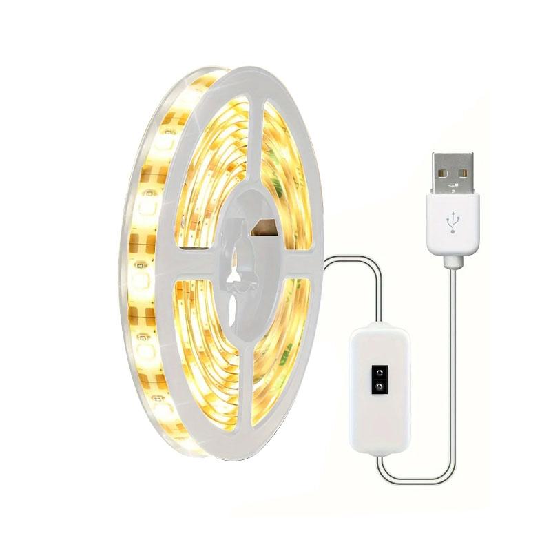 Induction Sensor LED Strip Lights USB 5V 2835 Hand Wave Dimmer Flexible Diode Tape Lamp Backlight LED TV Kitchen IP65 Waterproof