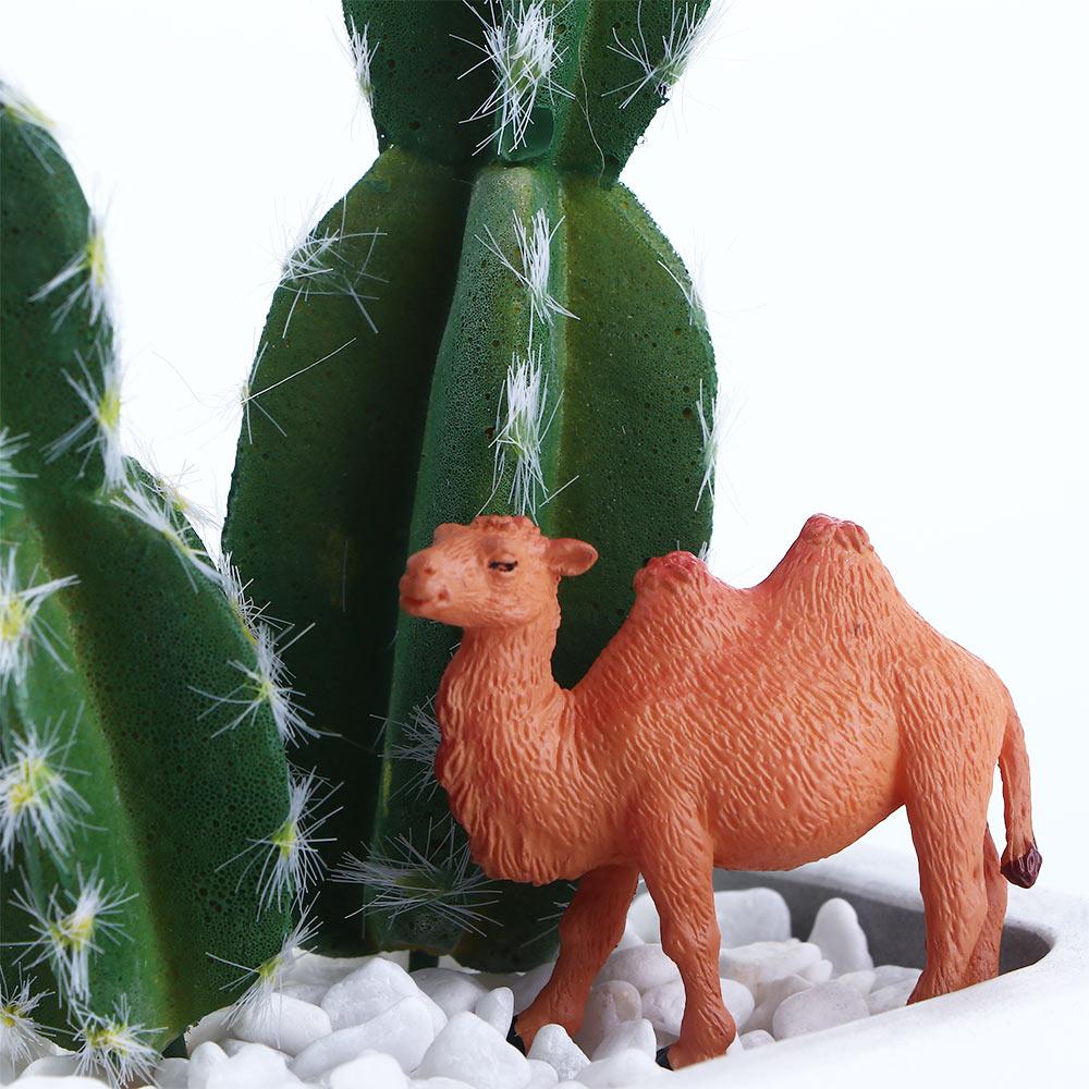 Desert DIY Accessories Camel Model Glass Decor Home Decoration Miniature Figurines Fairy Garden