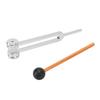 Tuning Fork with Hammer 128Hz Aluminum Alloy Portable Sensory Tuning Fork for SPA Yoga Meditation Relaxation