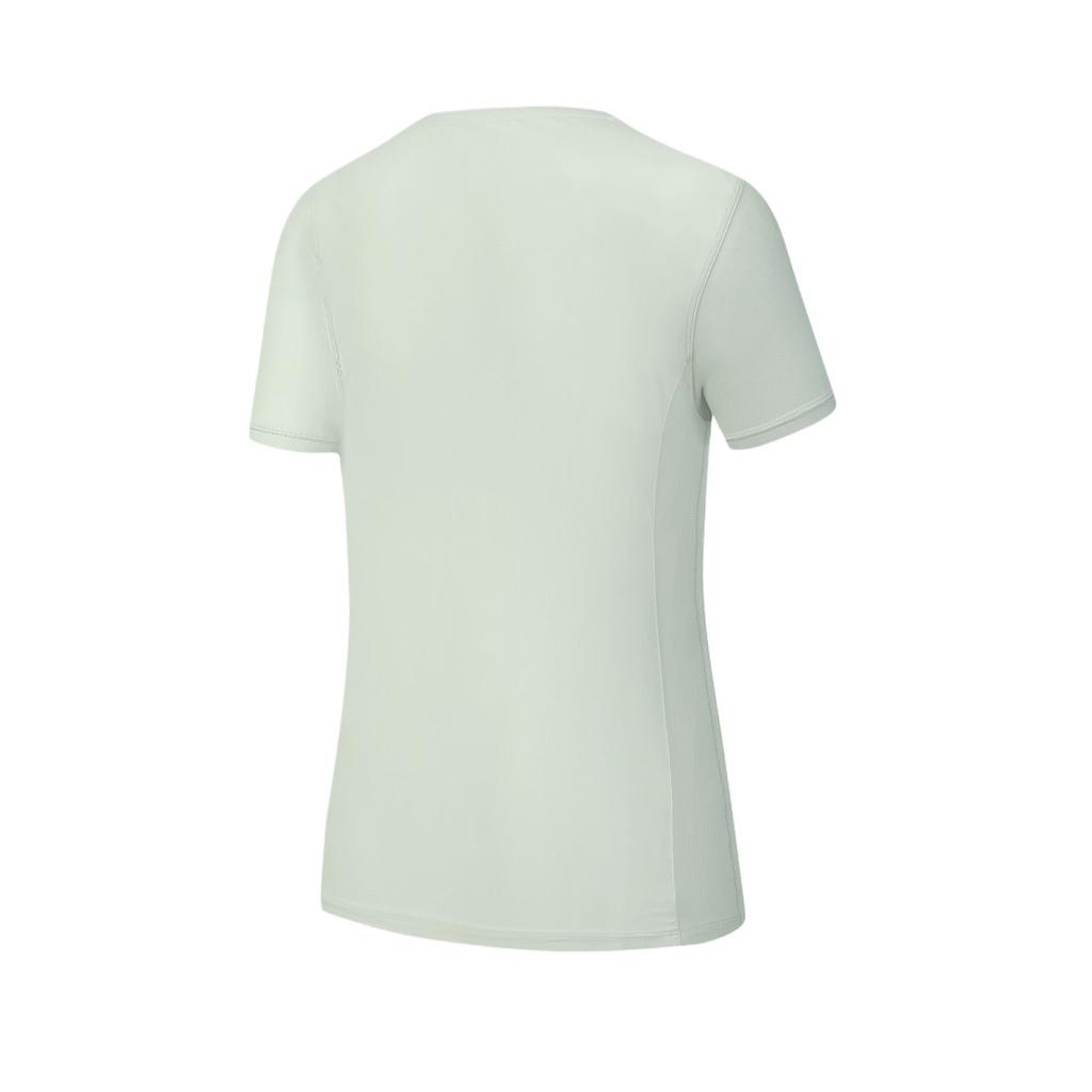 FILA Athletics Fitness Comfortable Versatile Pullover Short Sleeve T-Shirt Women tops Light-Green A11W531104F-GY