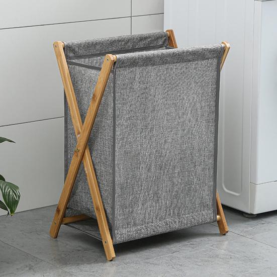 Dirty Clothes Basket with Durable Frame Large Capacity Laundry Hamper Bottom Heightening Mildew And Slip Resistant Laundry Storage Bin