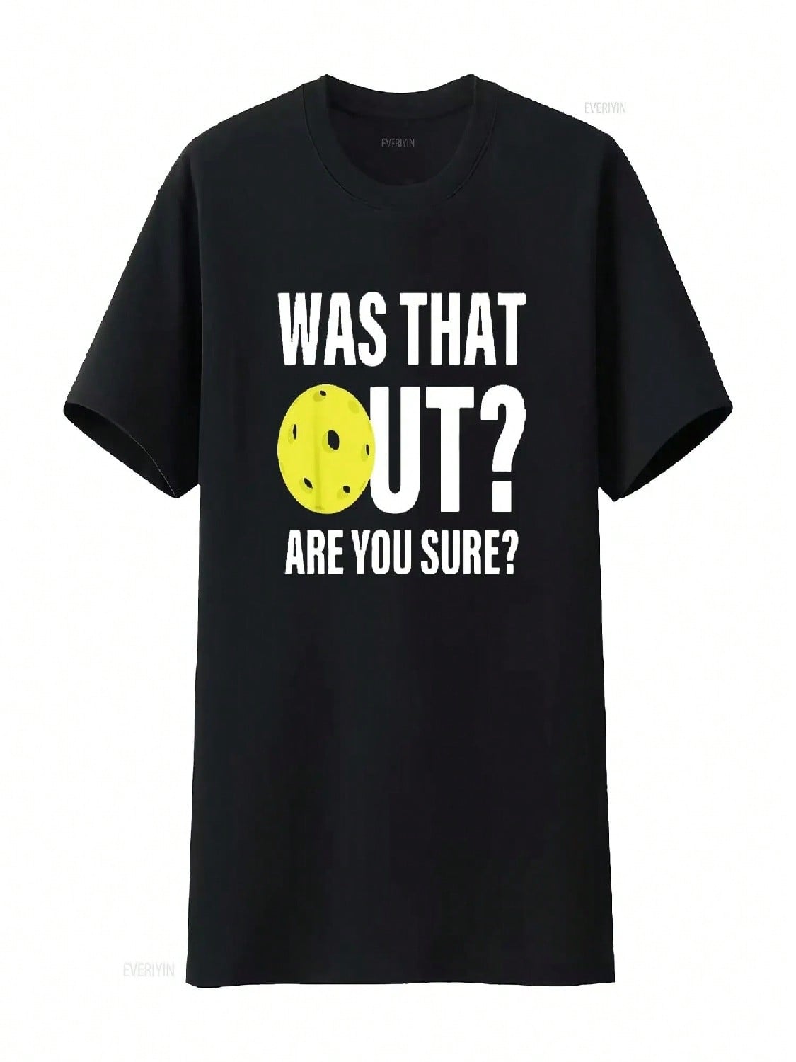 Was That Out Funny Pickleball T Shirt Black Small Vintage Washed Breathable Stretched Versatile Soft Designer Clothes Unisex S разноцветный