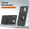 Smart Silicone Wristband Bracket Phone Case For Samsung Galaxy S23 S24 S25 S26 Ultra Plus Intellgent Control Buttons TPU Cover