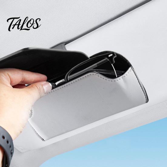 Driving Sunglasses Holder for Visor Car Glasses Clip, Sun Storage, Multi-Function Magnetic Eyeglass Hanger Visor, Universal Card Storage Clip