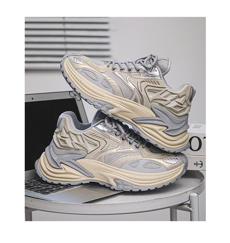 Rattlesnake Men's Height-Increasing Breathable Mesh Sneakers - 2025 Autumn Collection