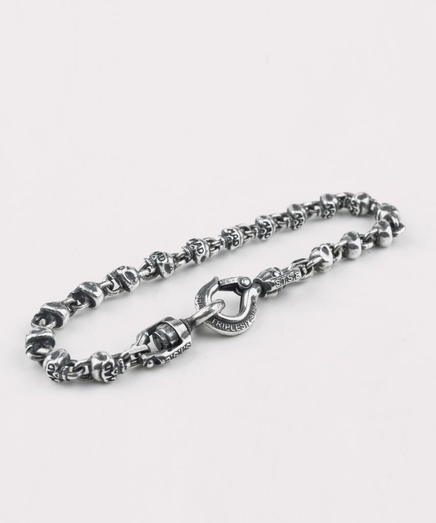 Sheen666 Industrial Series Sts016 Skull Silver Bracelet