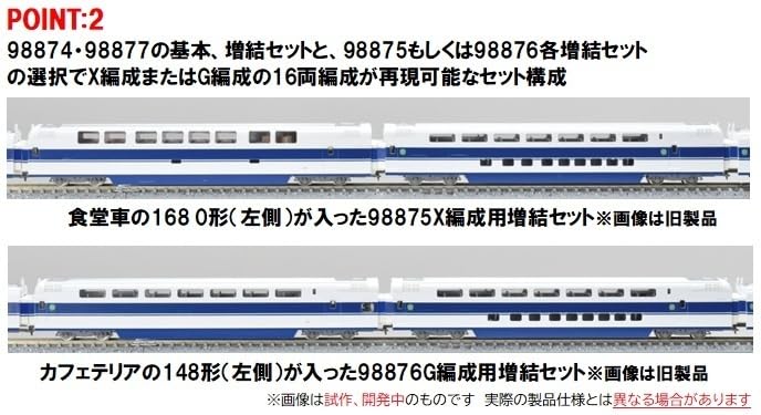 TOMIX N sporvidde JR 100-serien Shinkansen basissett 98874 jernbanemodelltog Tokaido/Sanyo