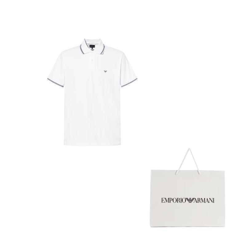 Emporio Armani Logo Detailed Short Sleeved Polo Shirt 8N1FB4-1JPTZ-0100