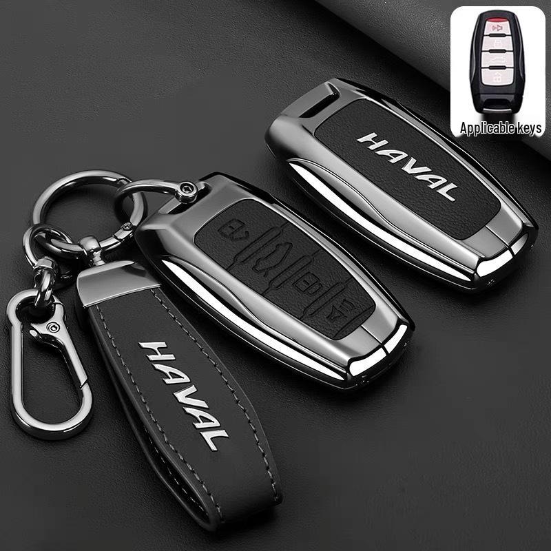 Compatible Key Case for Great Wall Haval H6, Big Dog, H5 Menglong, H9, M6 Xiaolong, Divine Beast, F7 Car models